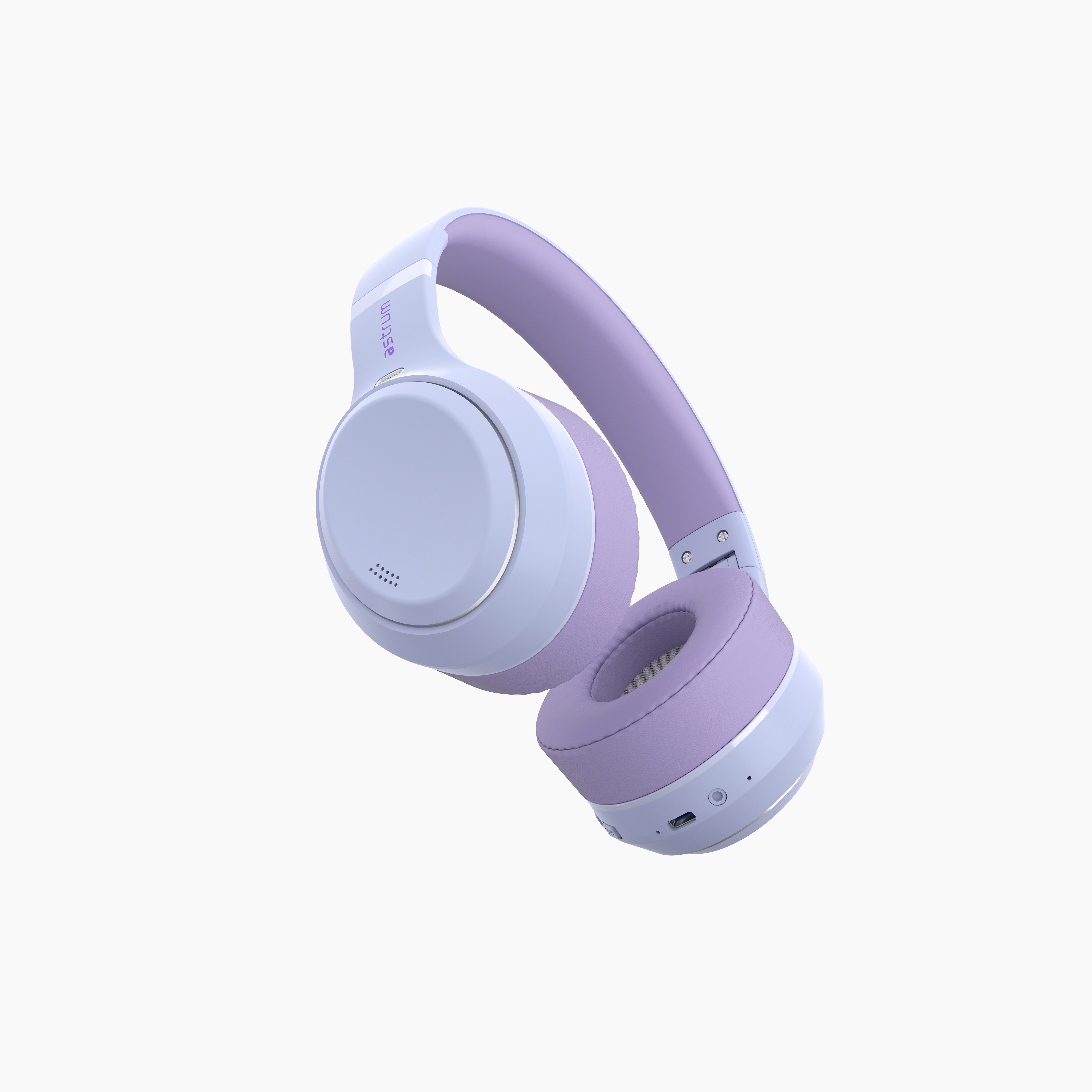 ANC Wireless Over-Ear Headphones Bluetooth 6.0 version - Ease Drift - Purple