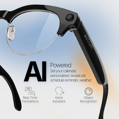 AI Smart Glasses 32MP, 4GB, Open-Ear Audio – SG-V03H